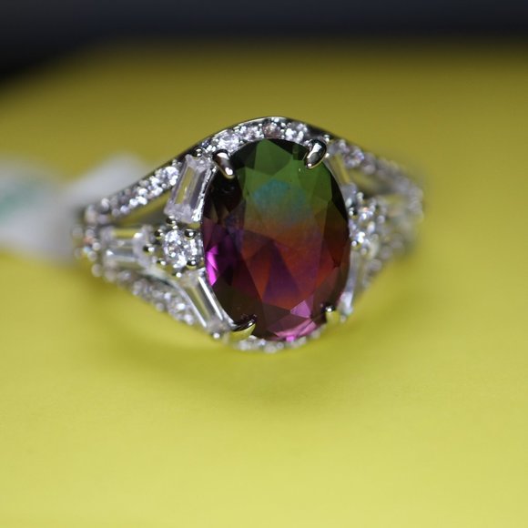 NWT "Art Deco Glam" Bomb Party Size 9 Ring - Picture 1 of 7